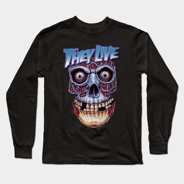 They live (DISTRESSED) Long Sleeve T-Shirt by PeligroGraphics